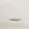 witte pluche stof met trixie logo