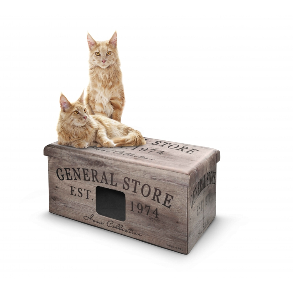 Cat home Ottoman General store - XL
