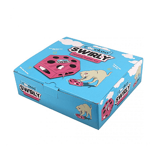 Kattenspeeltje Swirly Roze in doos