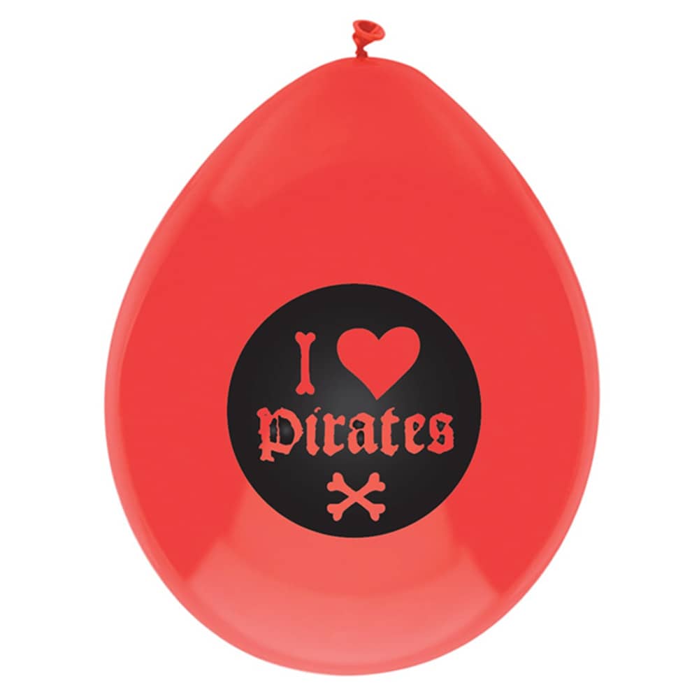 Ballonnen Piraten - 6 stuks