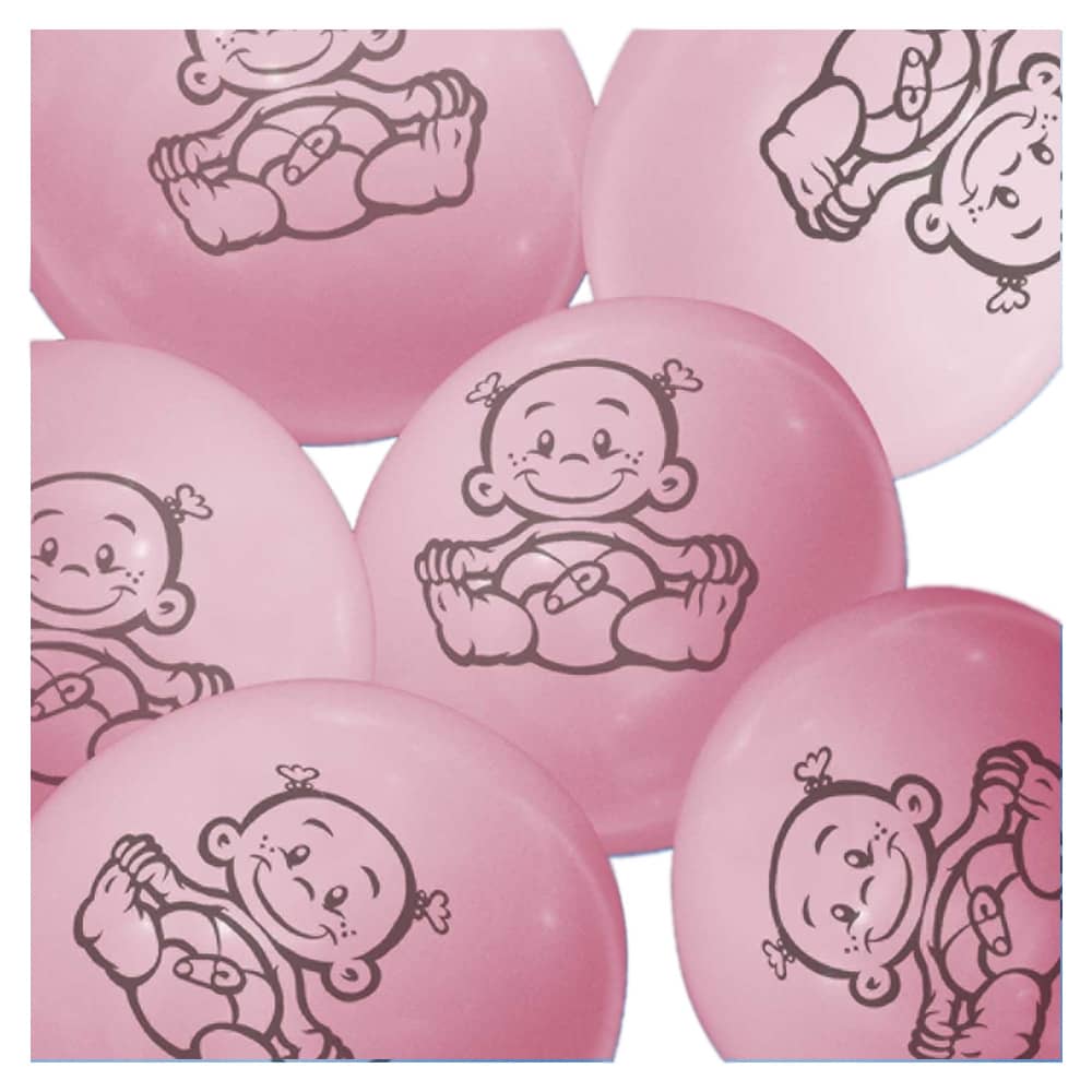 Ballonnen-Baby-Lichtroze-6 stuks