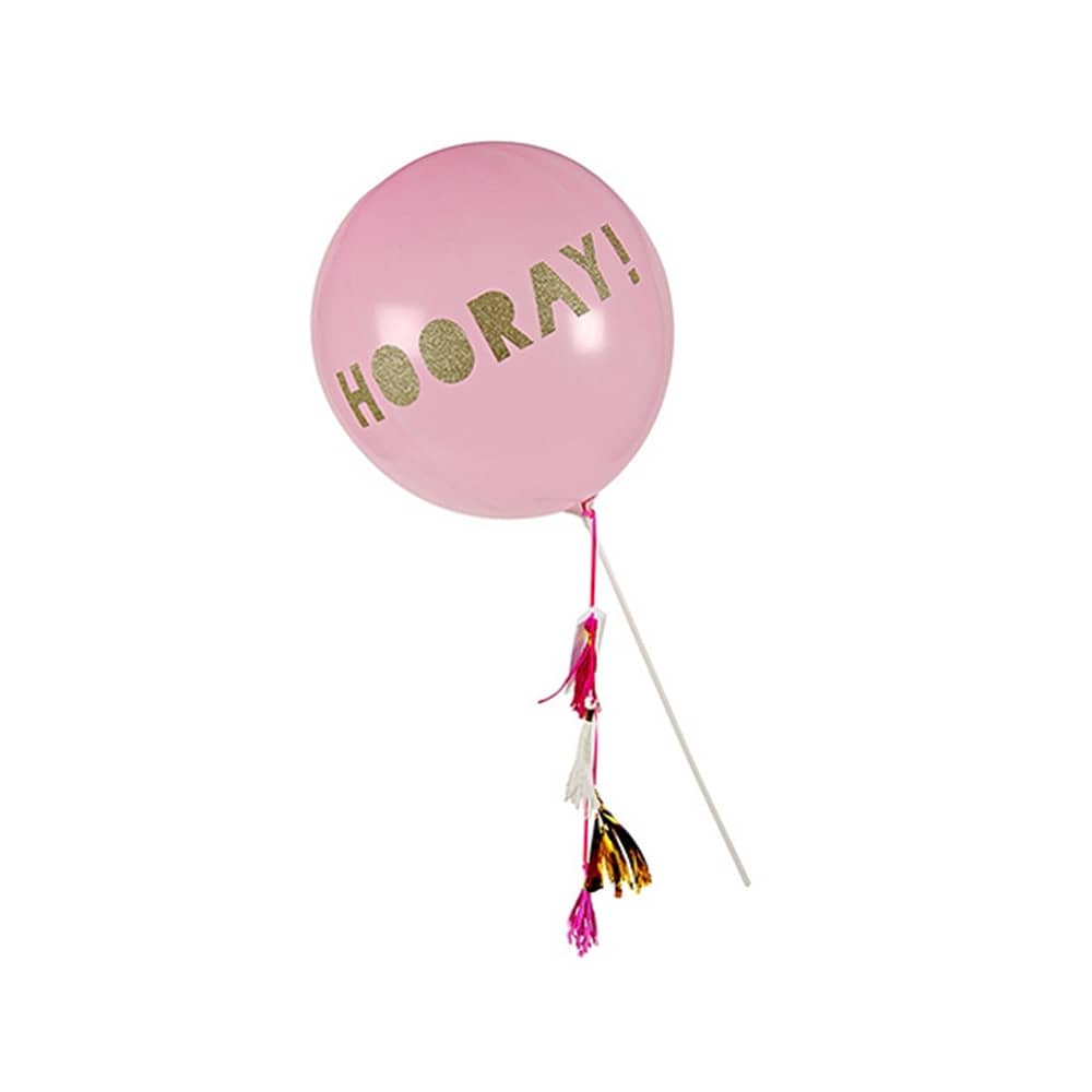 Ballon op stok - Roze