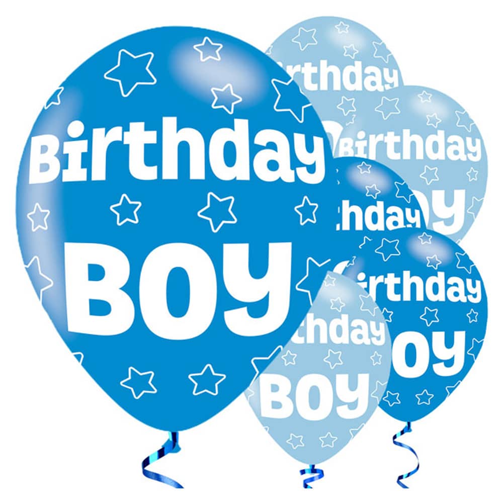 Ballonnen - Birthday Boy - 6 stuks