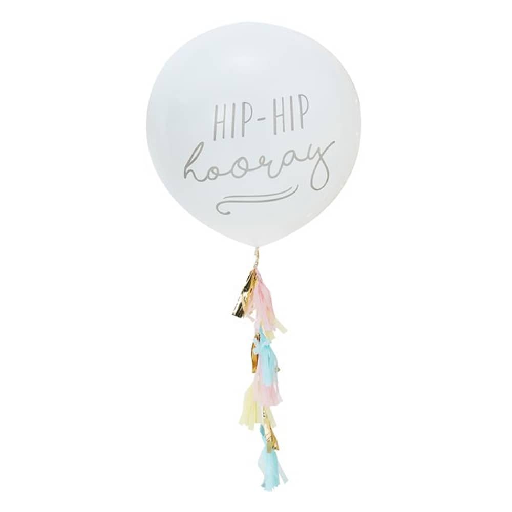 Reuze Ballon Kit ‘HIP-HIP Hooray’ - 90cm