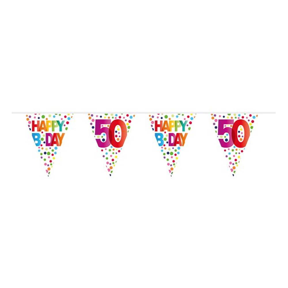 Slinger ‘Happy Birthday 50’ Confetti - 10 Meter