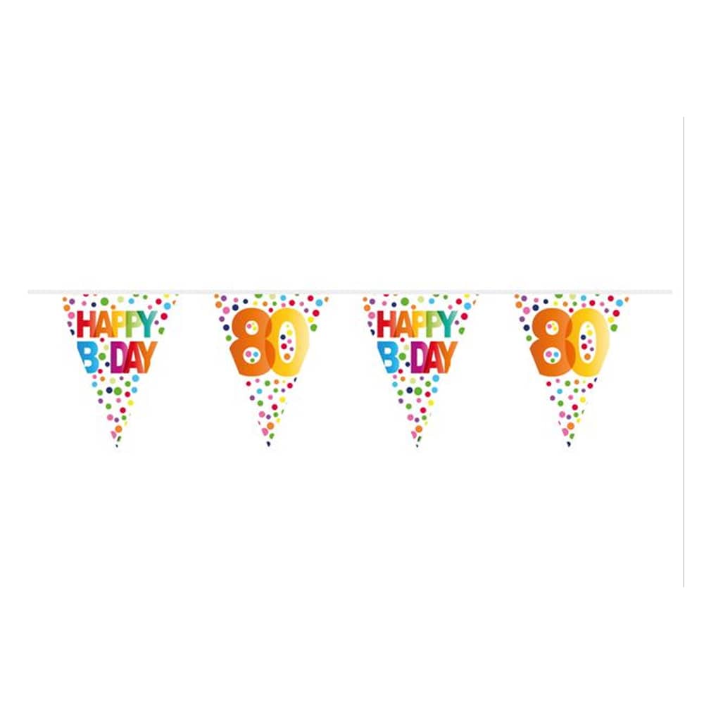 Slinger ‘Happy Birthday 80’ Confetti - 10 Meter