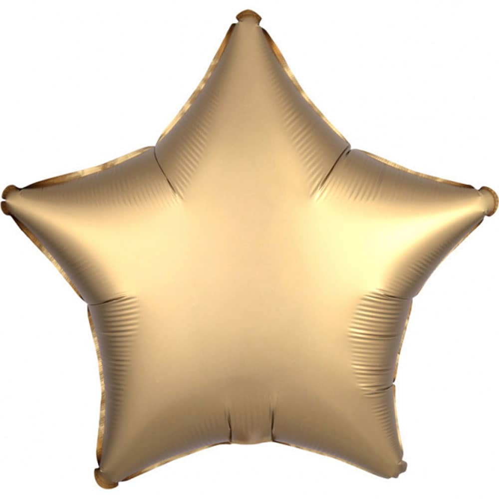 Folieballon Ster Goud Matte - 48 Centimeter