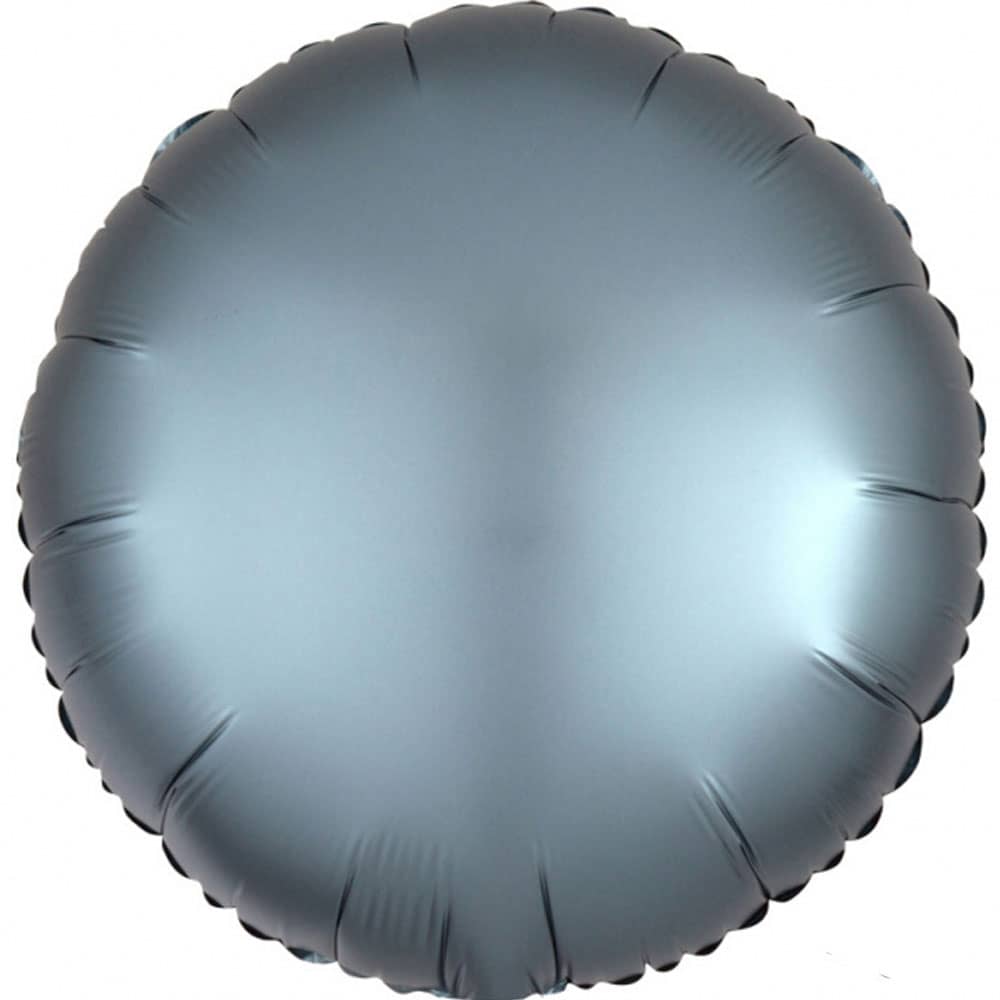 Folieballon Rond Grijs Matte - 48 Centimeter