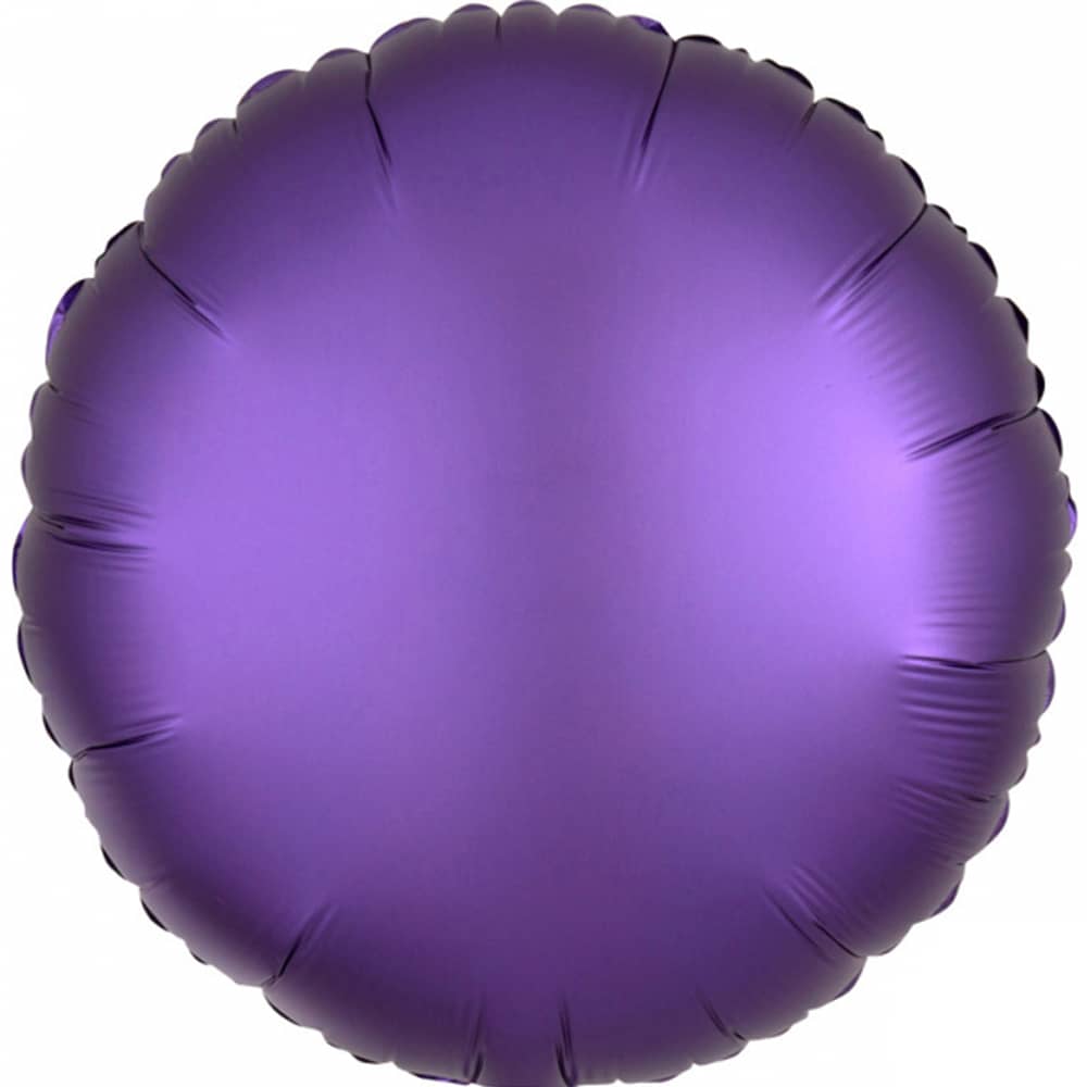 Folieballon Rond Paars Matte - 43 Centimeter