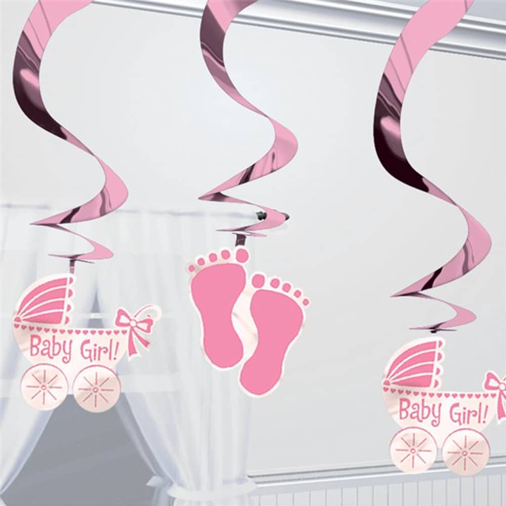 Swirls Baby Girl - 5 stuks