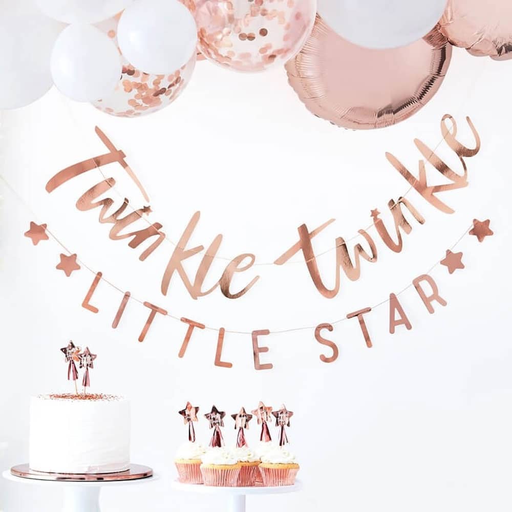 Slinger 'Twinkle Twinkle Little Star' - Rosé Goud - sfeer