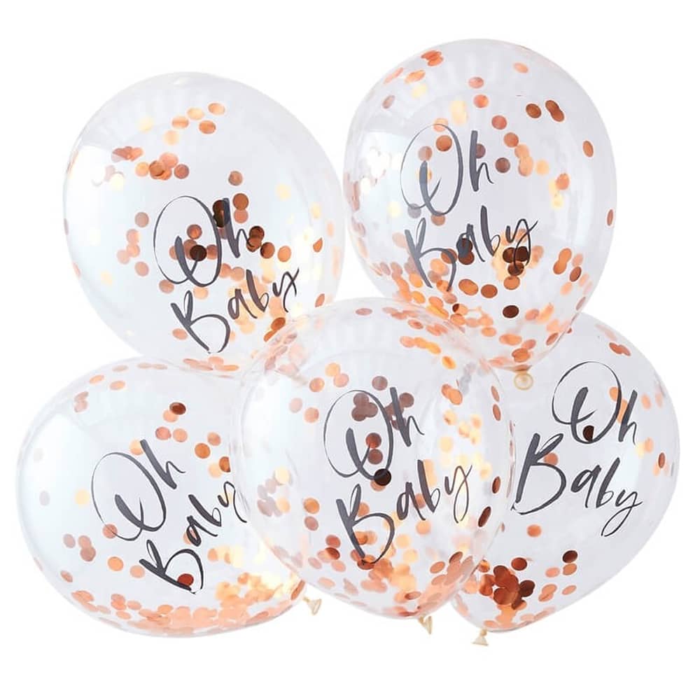 Confetti Ballonnen 'Oh baby'