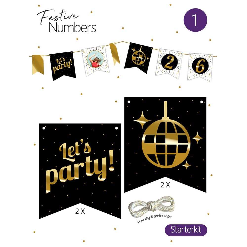 Festive Numbers Starter Kit - Lets Party