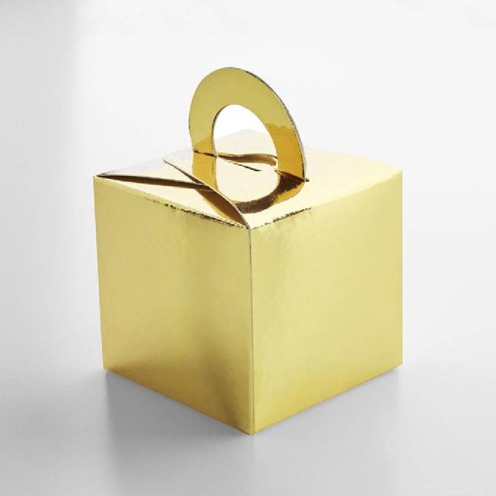 Gouden doosje met handvat