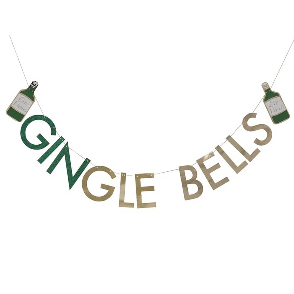 Letterbanner Gingle Bells - 2 meter