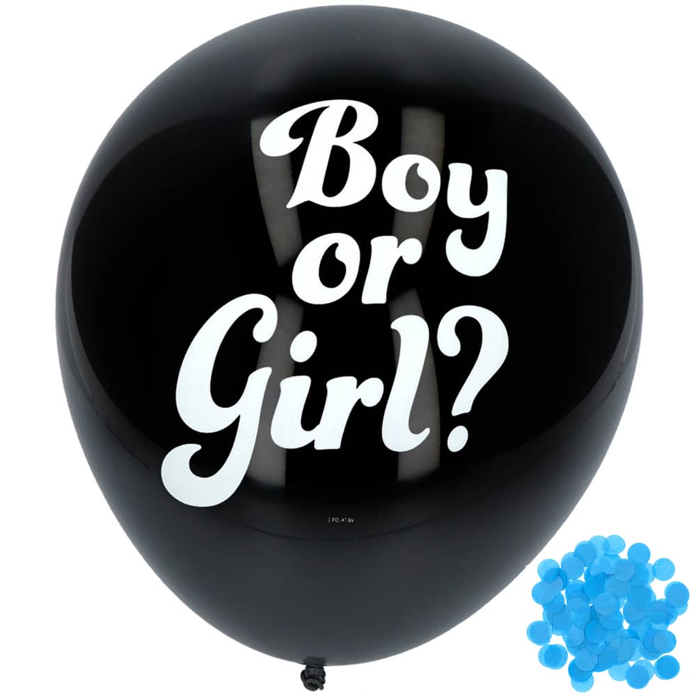 Confetti ballonnen Gender Reveal Boy - 3 stuks