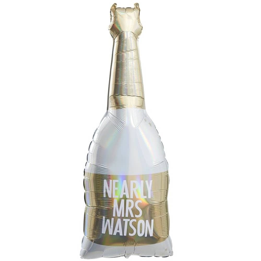Folieballon Champagne Customizable Huwelijk -107 cm