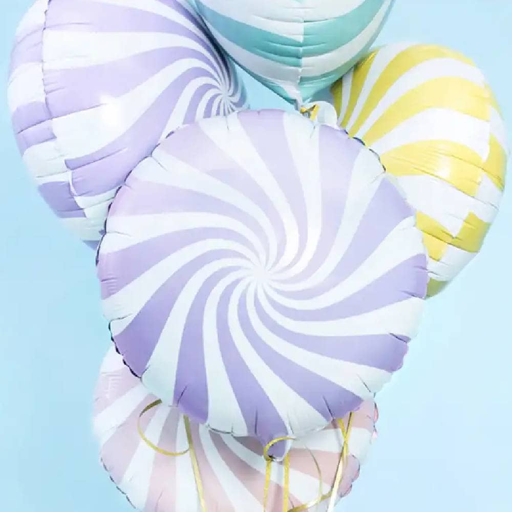 Bundel met snoepvormige folieballon