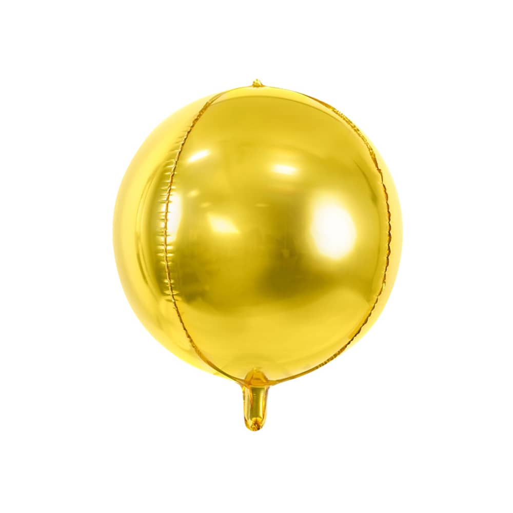 Folieballon Rond Goud - 40 Cm