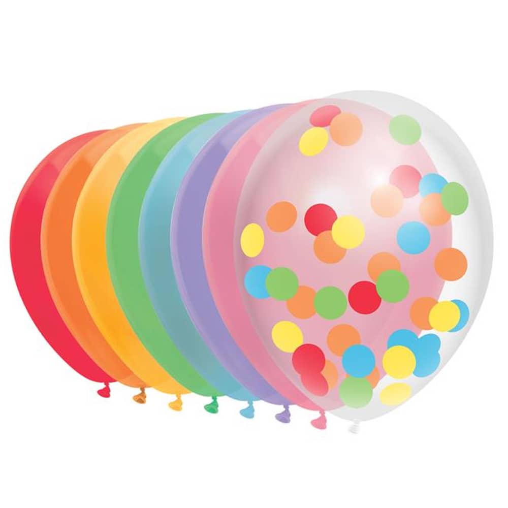 Ballonnen - Regenboog 10 stuks