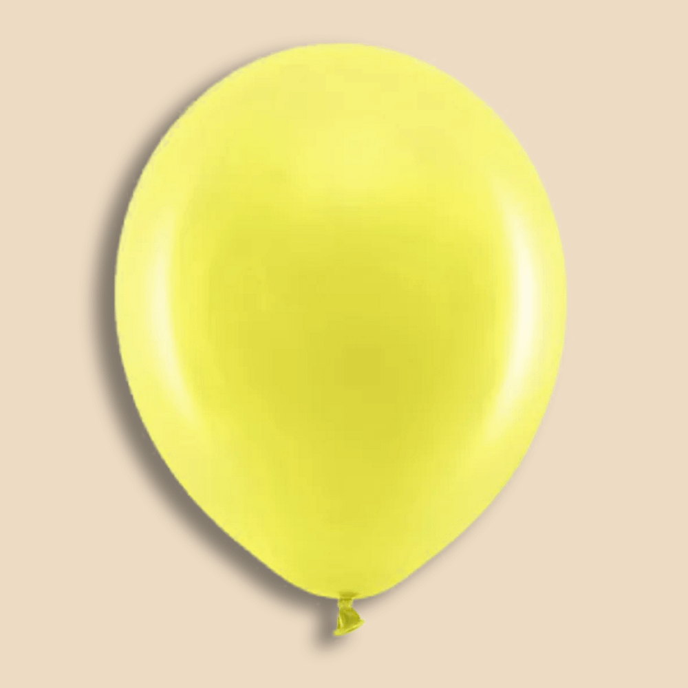 Gele ballon