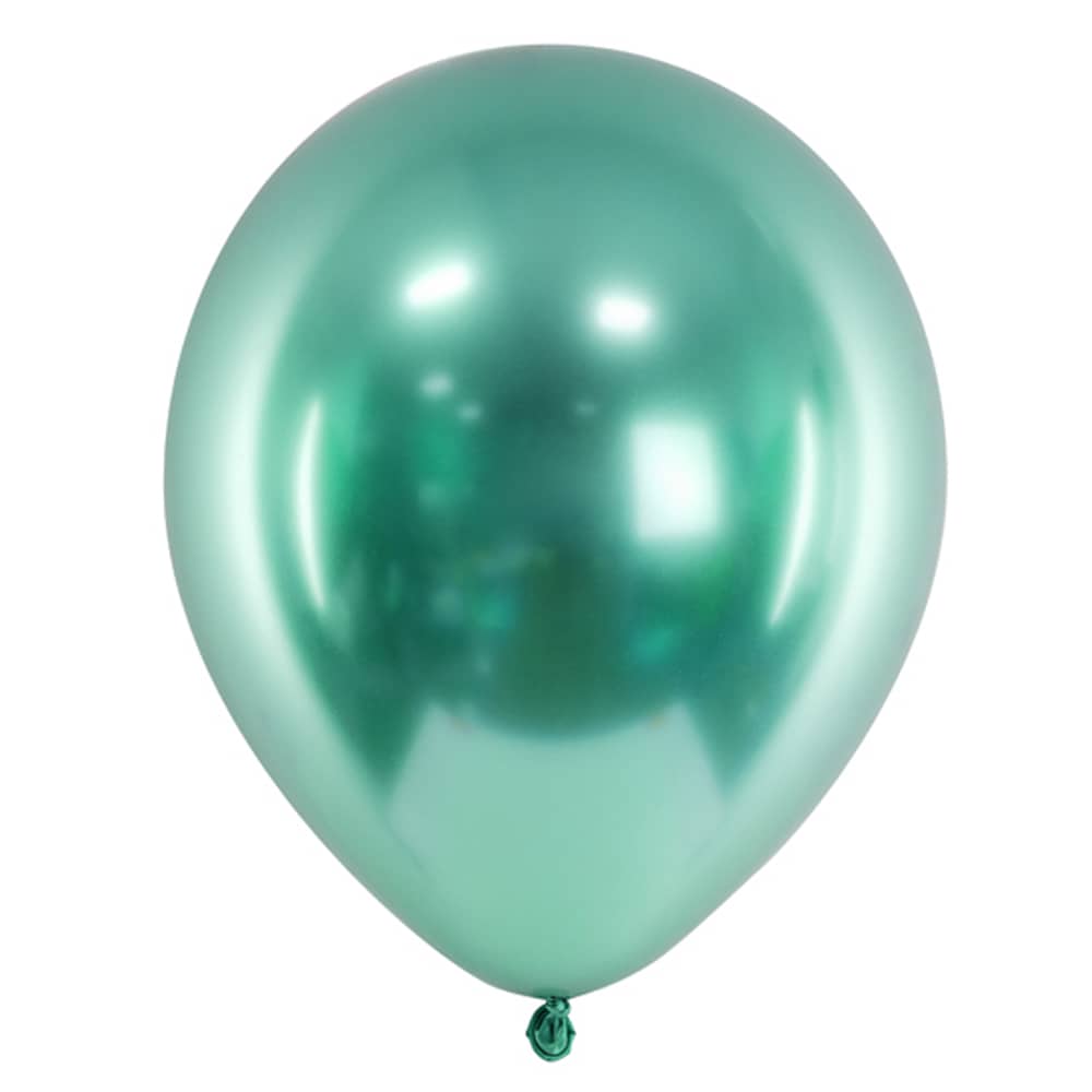 Ballonnen Glossy Groen - 5 stuks