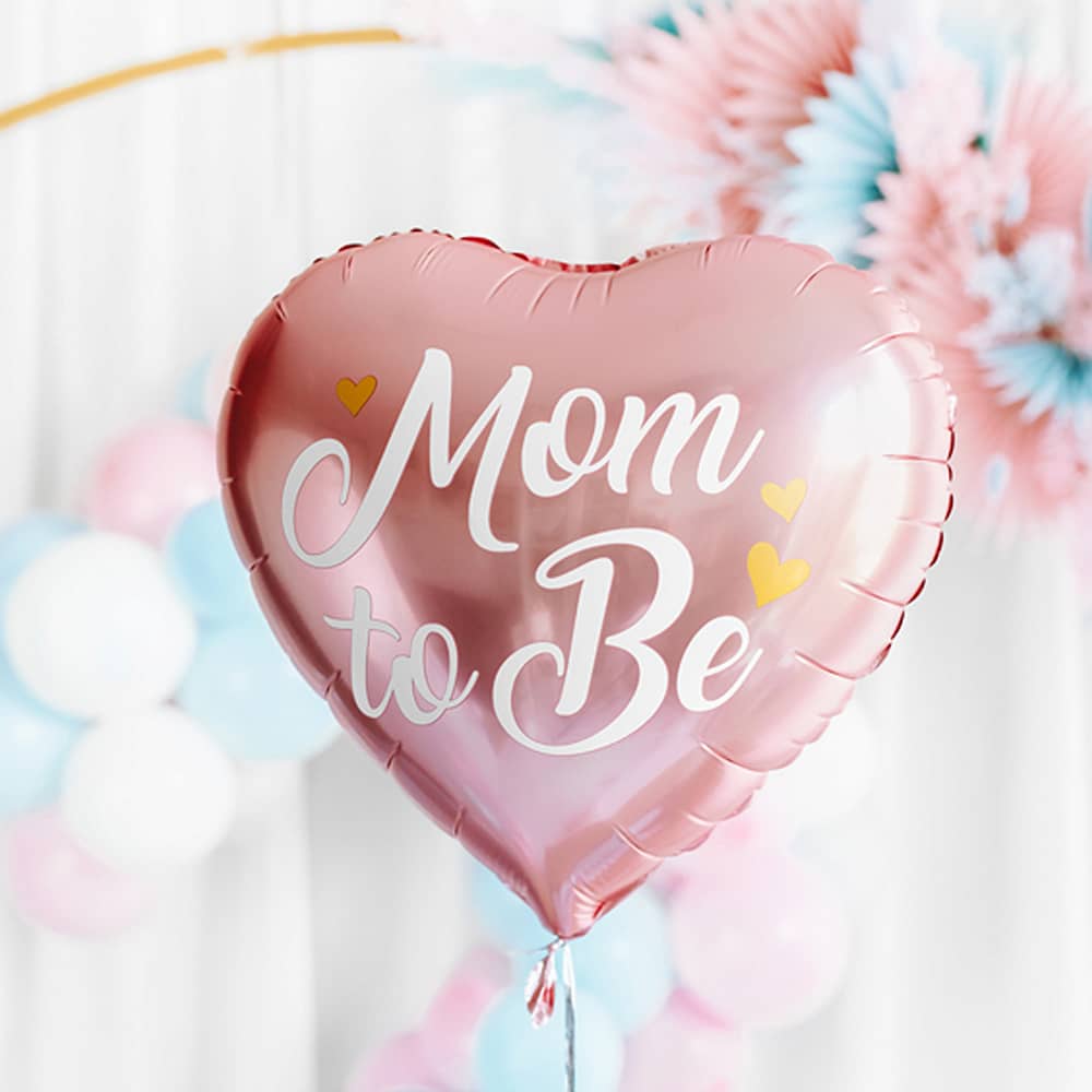 Hart Rosé Goud Mom to Be - 35 centimeter