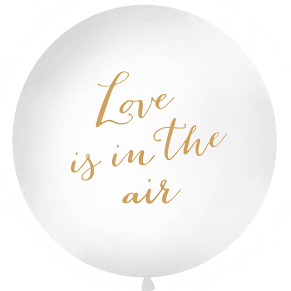 Reuze Ballon Love is in the air XL- 100 cm