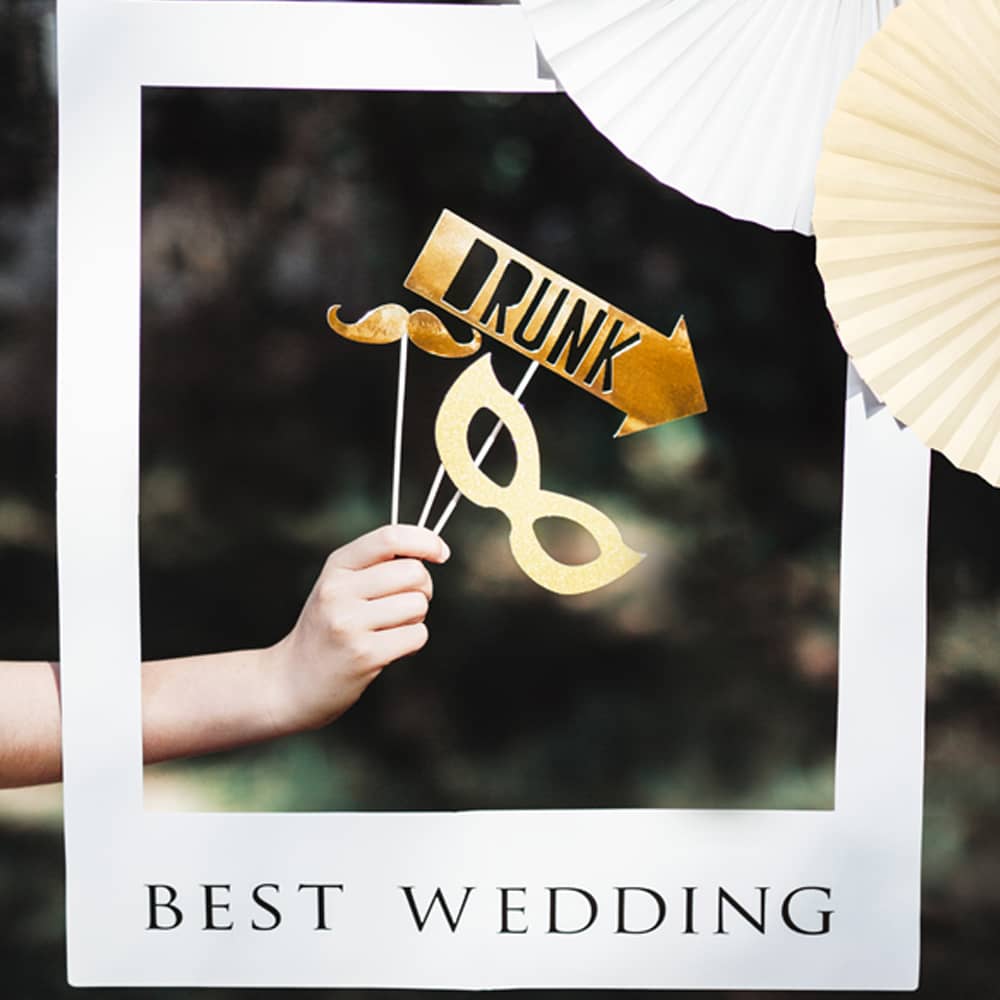 Photobooth Frame Selfie Kit 'Wedding'