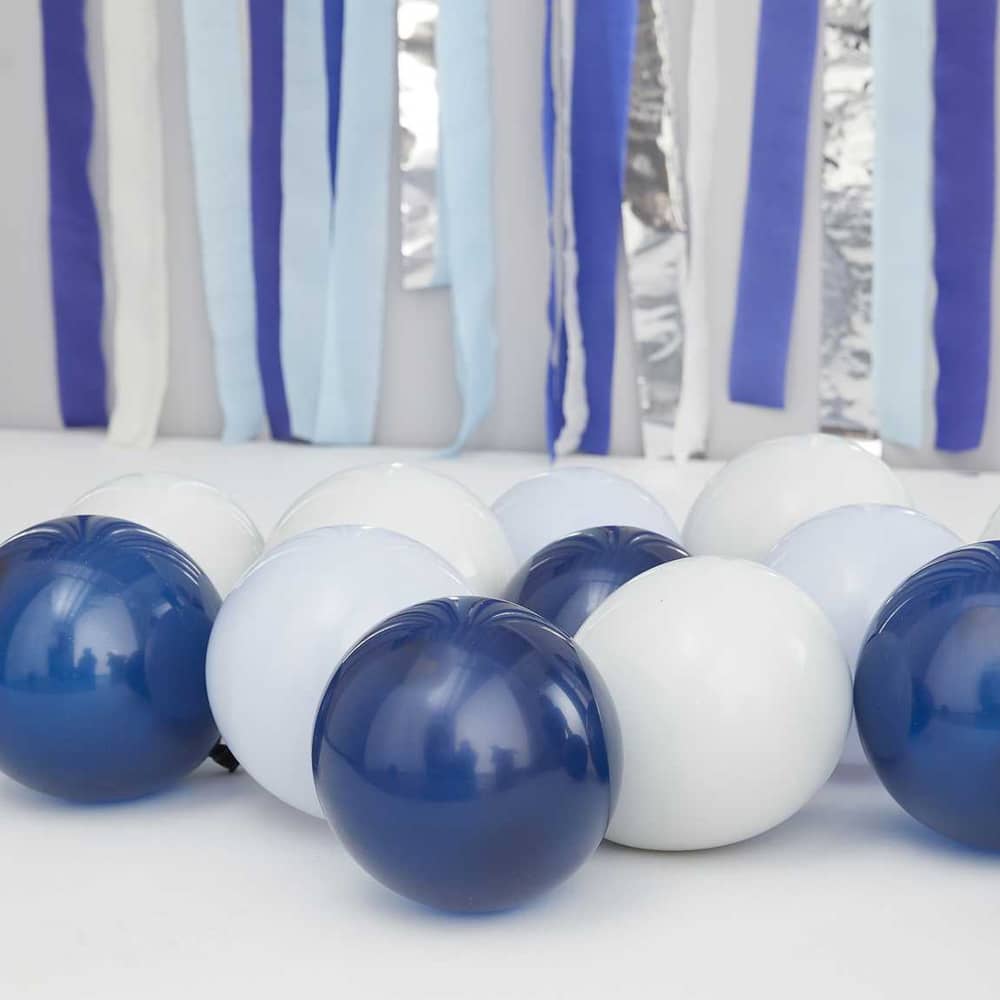 Ballonnen Set Mini Blauw Mix - 40 stuks
