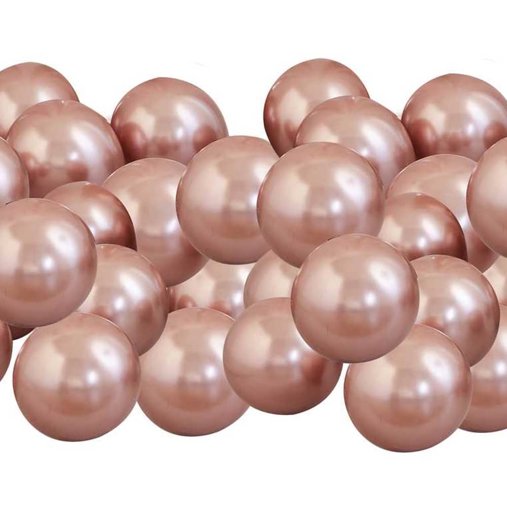 Ballonnen Set Mini Rosé Goud - 40 stuks