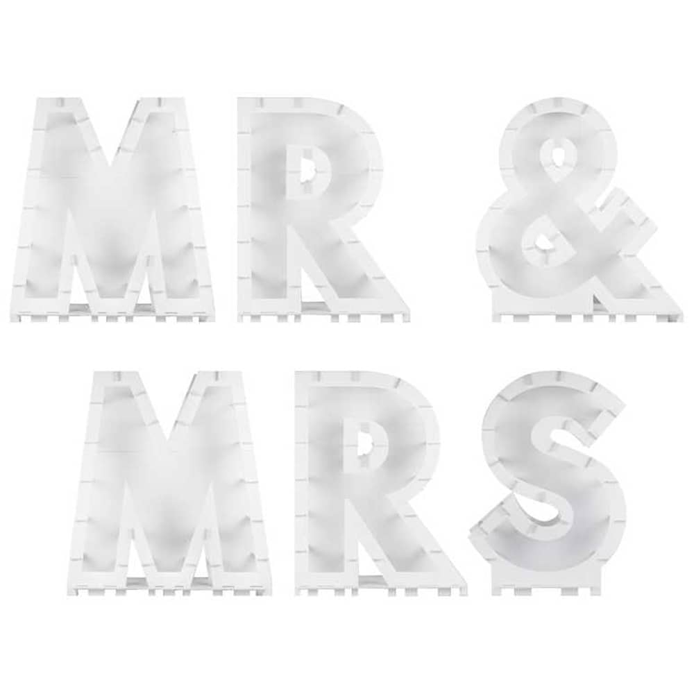 Ballonstandaard Mr & Mrs