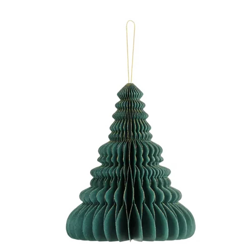 honeycomb hanger in de vorm van een kerstboom