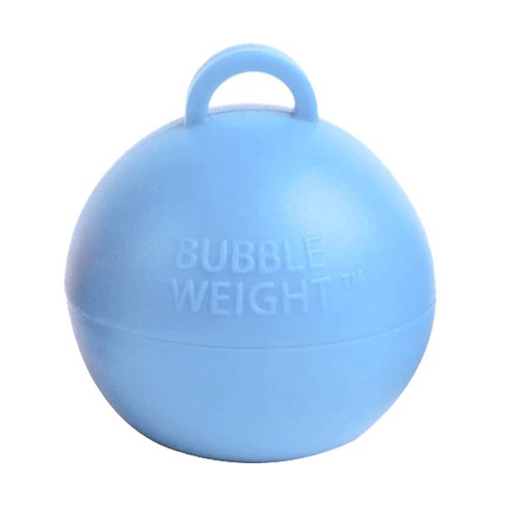 blauw bubble ballon gewicht