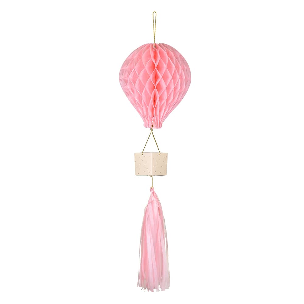 roze luchtballon honeycomb