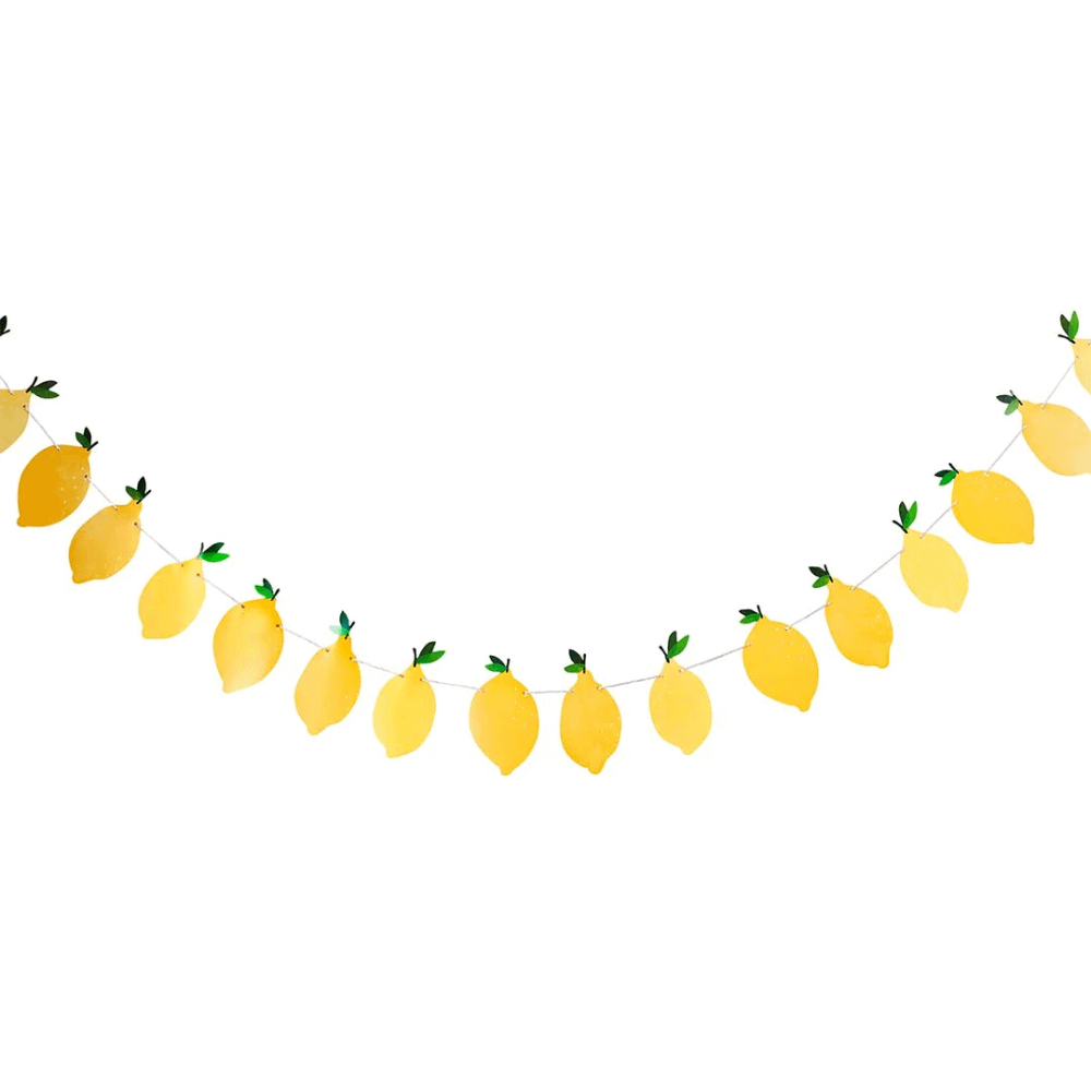 Slinger met gele citroentjes
