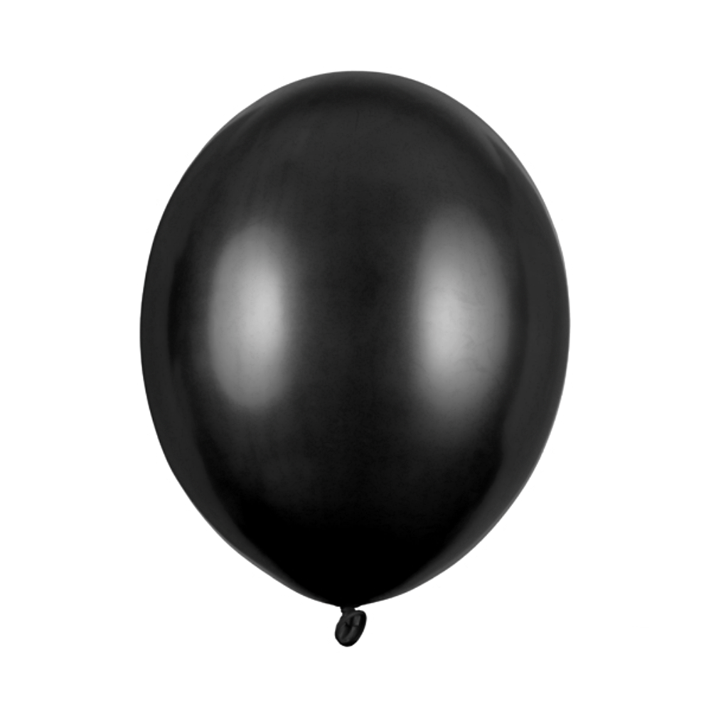 zwarte metallic ballonnen