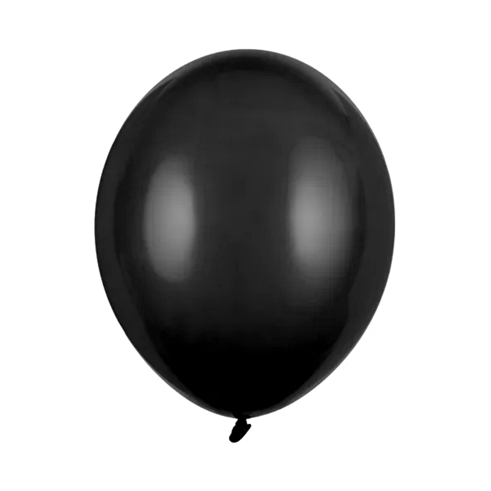 zwarte metallic ballon