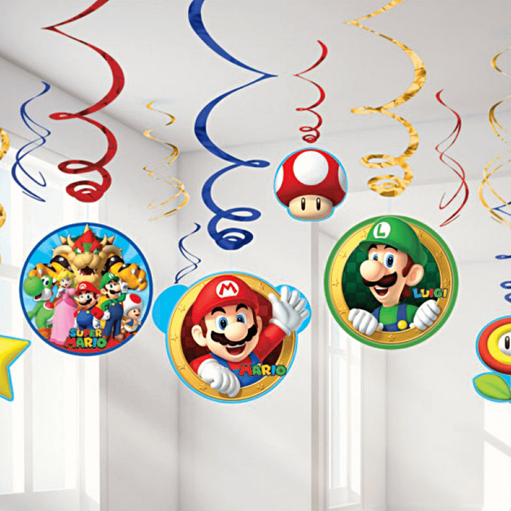 Super Mario swirls
