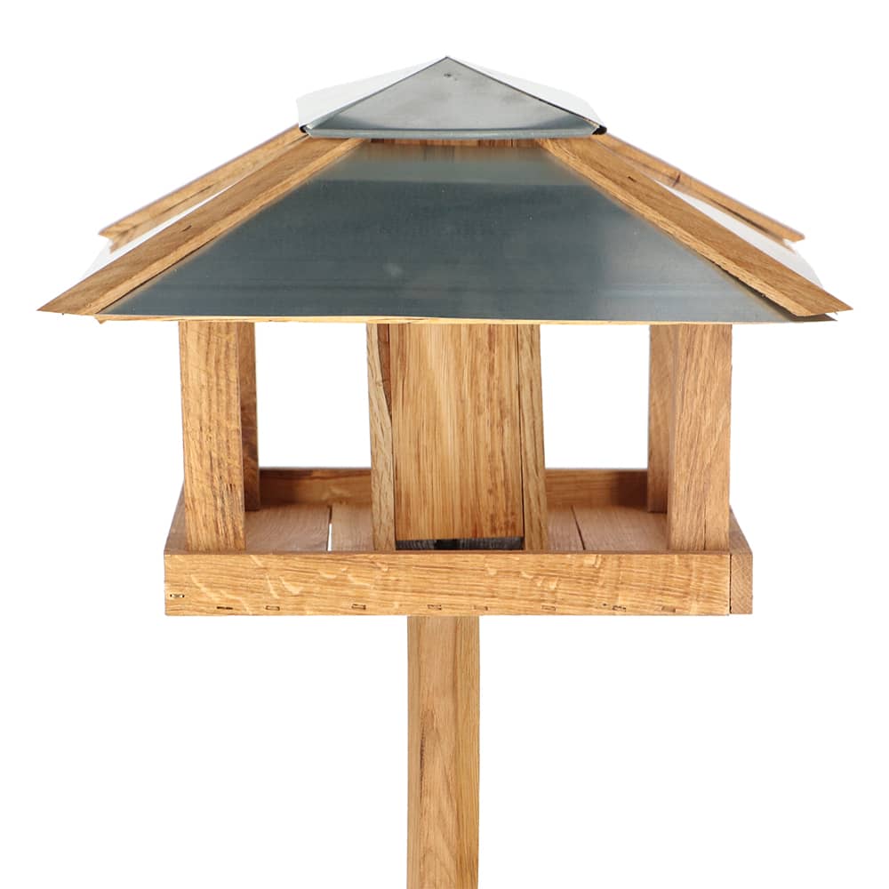 voeder huis voor vogels met zinken dak