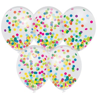 Ballonnen Confetti Multicolor - 5 stuks
