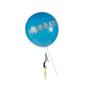 Ballon op stok - Blauw