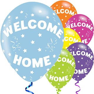 Ballonnen - Welcome Home Ster - 6 stuks