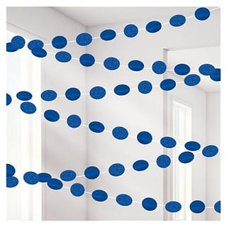 Confettislinger - Glitter Blauw - 6 stuks