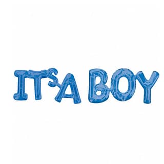 Folieballon ‘It’s a Boy’ - Blauw