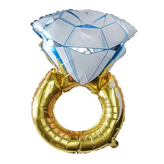 Folieballon Ring Goud - 81 centimeter