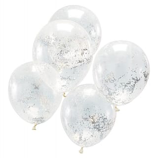 Confetti Ballonnen Holografisch Glitter - 5 stuks