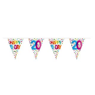 Slinger ‘Happy Birthday 20’ Confetti - 10 Meter