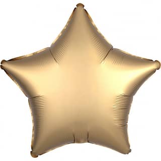 Folieballon Ster Goud Matte - 48 Centimeter