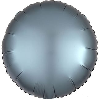 Folieballon Rond Grijs Matte - 48 Centimeter